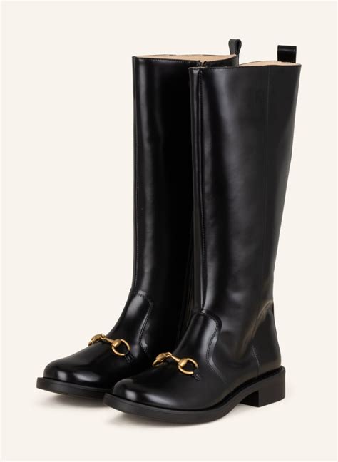 gucci stiefel schwarz damen|Stiefel von Gucci für Damen .